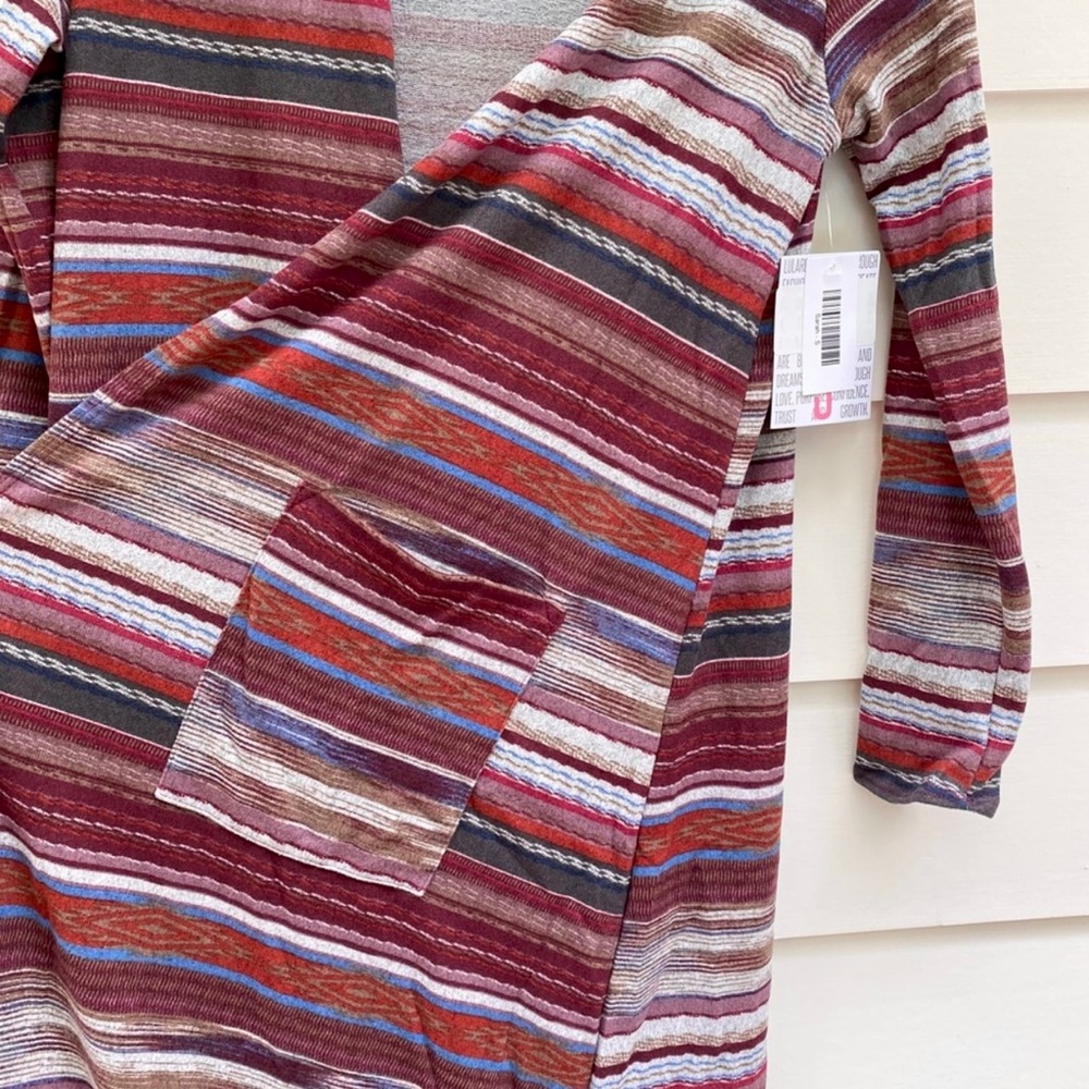 LuLaRoe Sarah S long cardigan FALL COLORS